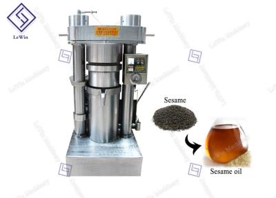 China 60 MPa Sesame Oil Press Machine , High Oil Yield Oil Extraction Machine for sale