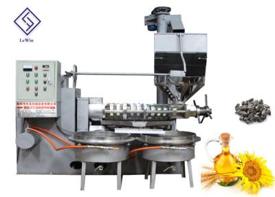 China Alloy Steel Sunflower Seeds Industrial Oil Press Machine For Pure Healthy Oil for sale