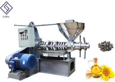 China Cold Press Sunflower Oil Extraction Machine 220 - 450 Kg / H Capacity for sale