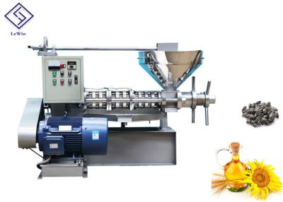 China Large Automatic Screw Oil Expeller , Durable Sunflower Oil Press Machine for sale