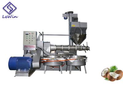 China 120 - 160kg / H Screw Oil Mill Machine , Coconut Oil Press Machine Simple Operation for sale