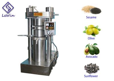 China Automatic Hydraulic Industrial Oil Press Machine Olive Oil Processing Equipment for sale