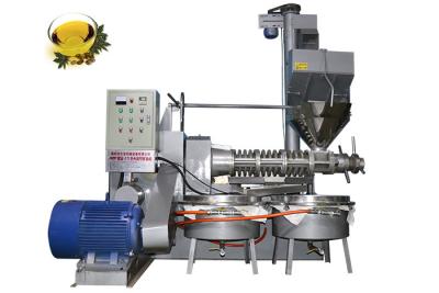 China Industrial Screw Oil Press Machine Camellia Oil Making Machine Cold Press / Hot Press for sale