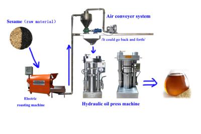 China Máquina hidráulica de la extracción de aceite de aceite del aceite de sésamo de la máquina industrial de la prensa en venta