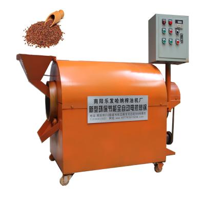 China 50 Kg Industrial Roasting Machine Sesame Roaster Machine With Gas Heating for sale