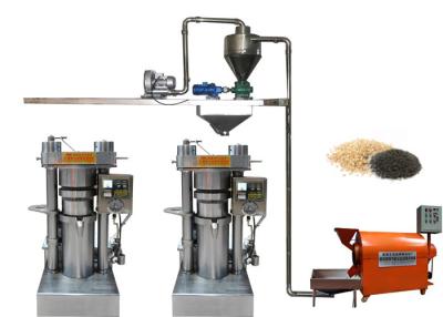 China Sesame Oil Hydraulic Oil Press Machine Cold Oil Extractor Machine 1070kg Weight for sale