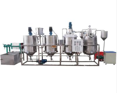 China Mini Vegetable Oil Refinery Equipment High Efficiency Palm Oil Refining Machinery for sale