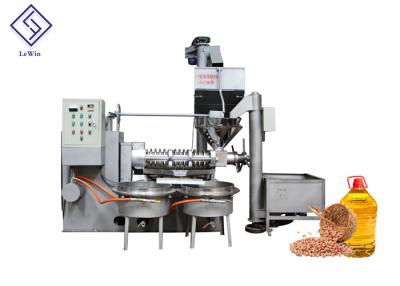 Chine machine de presse d'huile de noix de coco de graines du tournesol 6yl 100 pressée à froid avec le filtre à huile à vendre