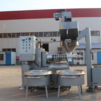 China Big Motor Screw Mustard Oil Extractor Castor Oil Presser Machine With 15 Kw for sale