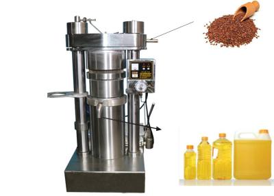 China Automatic Oil Press Machine 1070 Kg Hydaulic Extracting 60MPA For Flaxseed Oil for sale