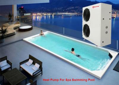 China Meeting Hydroelectric Separation Air Source Heat Pump Air To Water Swim Endless Pool / Outdoor Spa Water Heater for sale