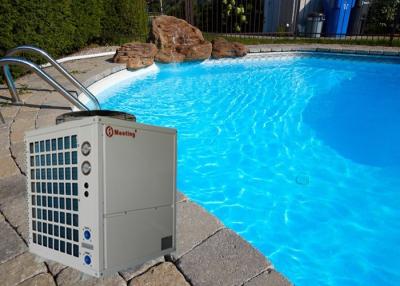 China Meeting large swimming pool heatpump R410A/R32 EVI air source swimming pool heater 380V/50Hz/60Hz air to water 55C for sale