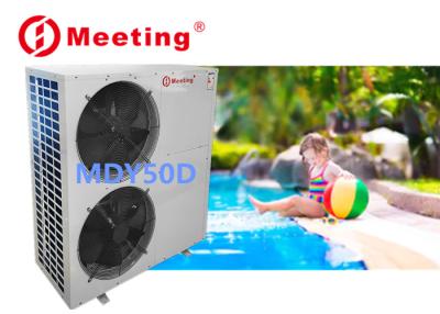 China Aquecedores de água da bomba de calor da fonte de ar da reunião MDY50D 21KW para a natação/termas/o calefator associação da sauna à venda