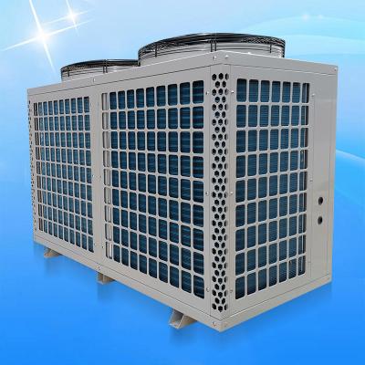 China 42kw Air To Water Heat Pump In Combination With Swimming Pool Water Curtain Cascade Waterfall for sale