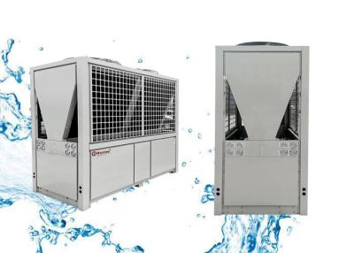 China 3200L/h 144kw Top Blowing Air To Water Heat Pump System With Heat Recovery Function for sale