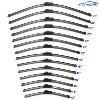 China Front Boneless Silent Car Windscreen Wiper Blades 650mm For VW Touran 2009-2015 for sale