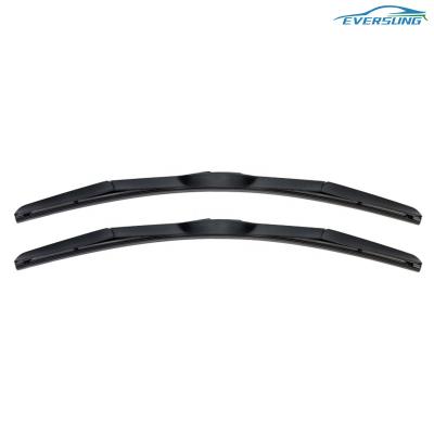 China 180 Degrees Camry Type 22 26 Inch RV Wiper Blades U Shaped Black for sale