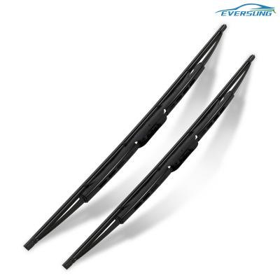 China Soft Bone Iron Frame Rubber Windshield Wiper Blades 17 Inch 0.8 0.9mm Thick for sale