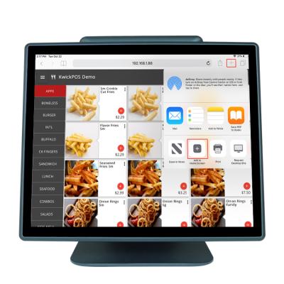 China 17 Inch All In One POS Display Cash Register Price Touch Screen POS Terminal System 64GB for sale