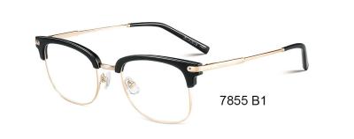 China Aerospace Food Contact Ultra Light Eyeglass Frames Square With 20MM Bridge for sale