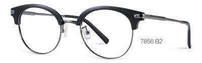 China Half Plastic Wearable Optical Eyeglass Frames Hydrolysis Resistance for sale