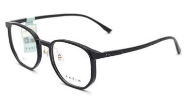China Parim Ladies Eyeglass Men Frames Black White Classical Big Frame for sale