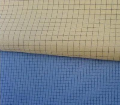 China Blue ESD Anti Static Fabric Washable Non Staining For Electronic Industry for sale