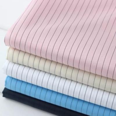 China Waterproof Anti Static Fabric 100 Poly Cotton Material 125G/M2 Weight for sale