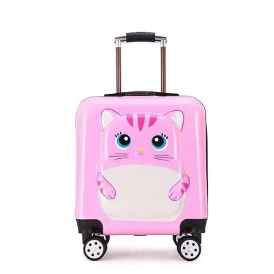 China Hot Selling Cheap Abs Children Travel Luggage Bag Trolley 18 Inch Cartoon Character Kid Luggage for sale
