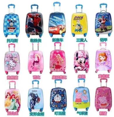 China Multicolor Childrens Pull Along Suitcase 30L With Telescopic Handle for sale