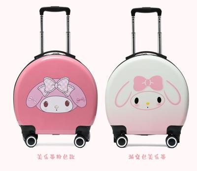 China Multiscene Childrens Pink Suitcase On Wheels Polyester Moistureproof for sale