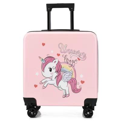 China Unicorn Kids Travel Luggage Durable With Adjustable Shoulder Strap for sale