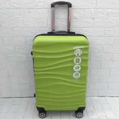 Китай Практический унисексный чемодан с твердой оболочкой ABS, двойной цип ABS с спиннером багажа продается