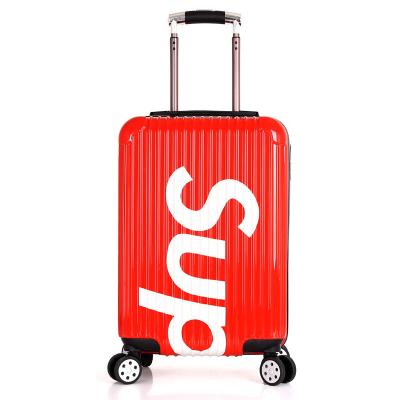 Китай Полиэстерная подкладка ABS ПК багаж чемодан устойчивый к ударам многоцветный продается