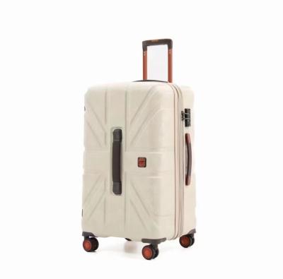 China Double Zipper ABS PC Luggage Moistureproof For Business Travel for sale