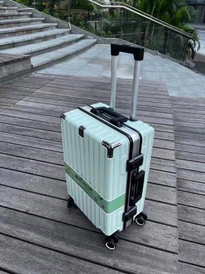 China TSA Lock Practical ABS Hard Trolley , Polyester Lining PC Luggage Bag for sale