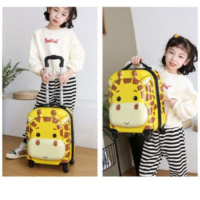 China Sturdy Zippered Small Childs Suitcase , Practical Childrens Pull Along Luggage for sale