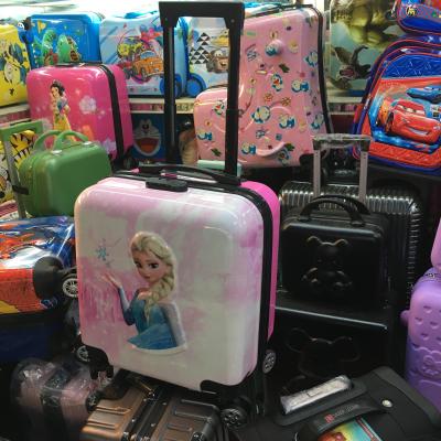 China 18 Inches Frozen Prinesess Kids Cartoon Luggage Smooth Rolling for sale