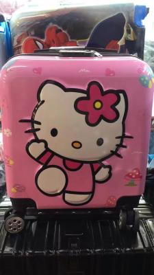 Chine Hello Kitty Innovative Kids Cartoon Luggage With Intelligent Navigation System à vendre