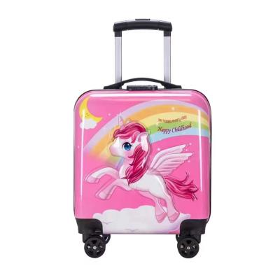 China Unicorn Innovative Kids Cartoon Luggage Smart Stylish Adventure Ready for sale