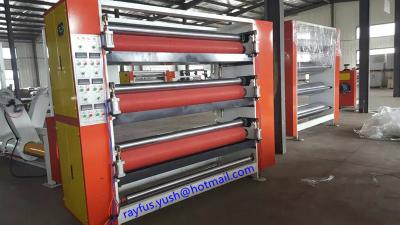 China Industrial Paperboard Production Line / Gluer Machine To Paste Glue On Paper for sale
