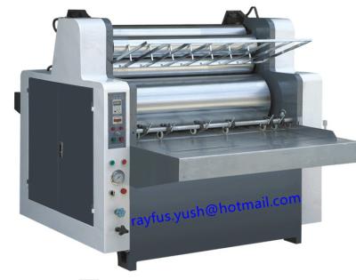 China Hydraulic Semi Automatic Flute Laminating Machine 100 ~ 1500gsm Cardboard Support for sale