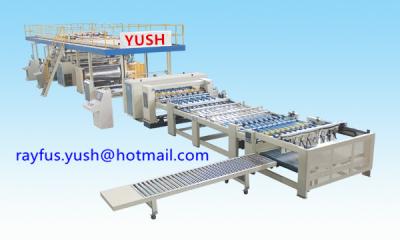 China Flute Type 1100mm Single Facer Corrugated Machine for sale