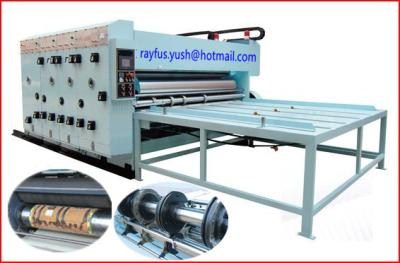 China Chain Corrugated Carton Box Making Machine / Flexo Printer Slotter Die Cutter for sale