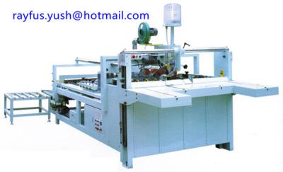 China Semi Auto Carton Folding And Gluing Machine Corrugated Box Making Easy Operation for sale