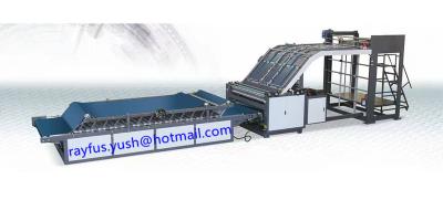 China High Table Carton Box Manufacturing Machine / Surface Paper Flute Laminator Machine for sale