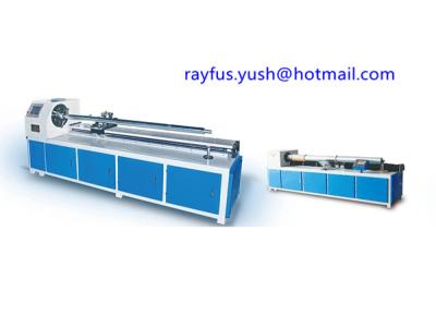 China Automatic Paper Core Cutting Machine Single Or Multi Knife Plc Control for sale