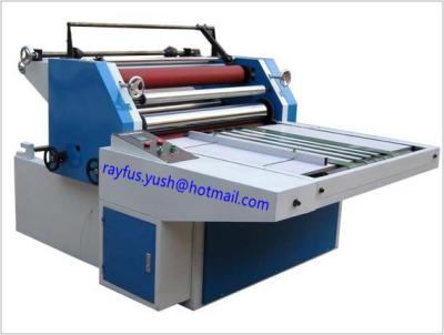 China Water Based Film Laminator Machine Output Roll By Tension / Sheet To Sheet Laminating Machine for sale
