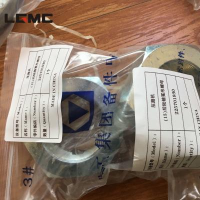 China Componentes 225701930 Axle Crown Nut posterior del rodillo de camino de LIUGONG en venta