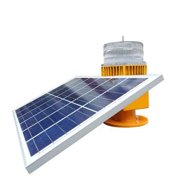 China Aviation Obstruction Helicopter Lifts Solar Signal Lights Aluminum Body for sale